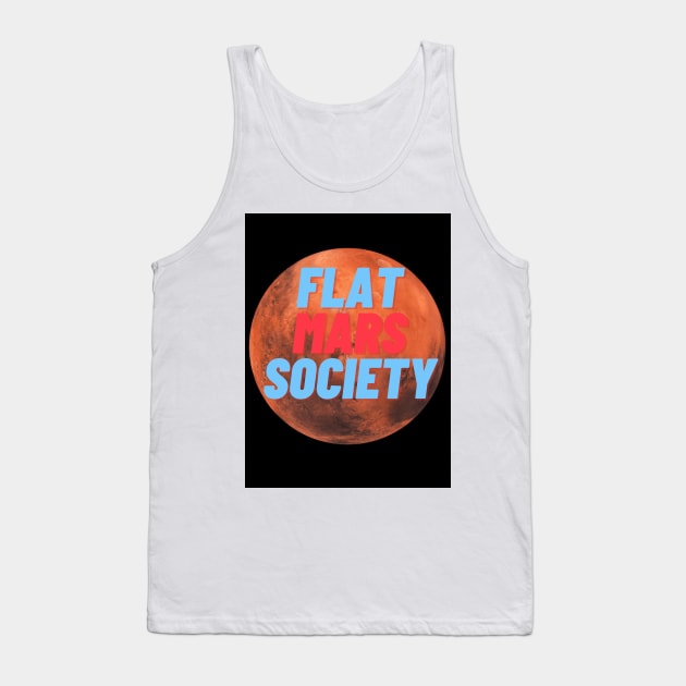 Flat Mars Society Tank Top by TibA